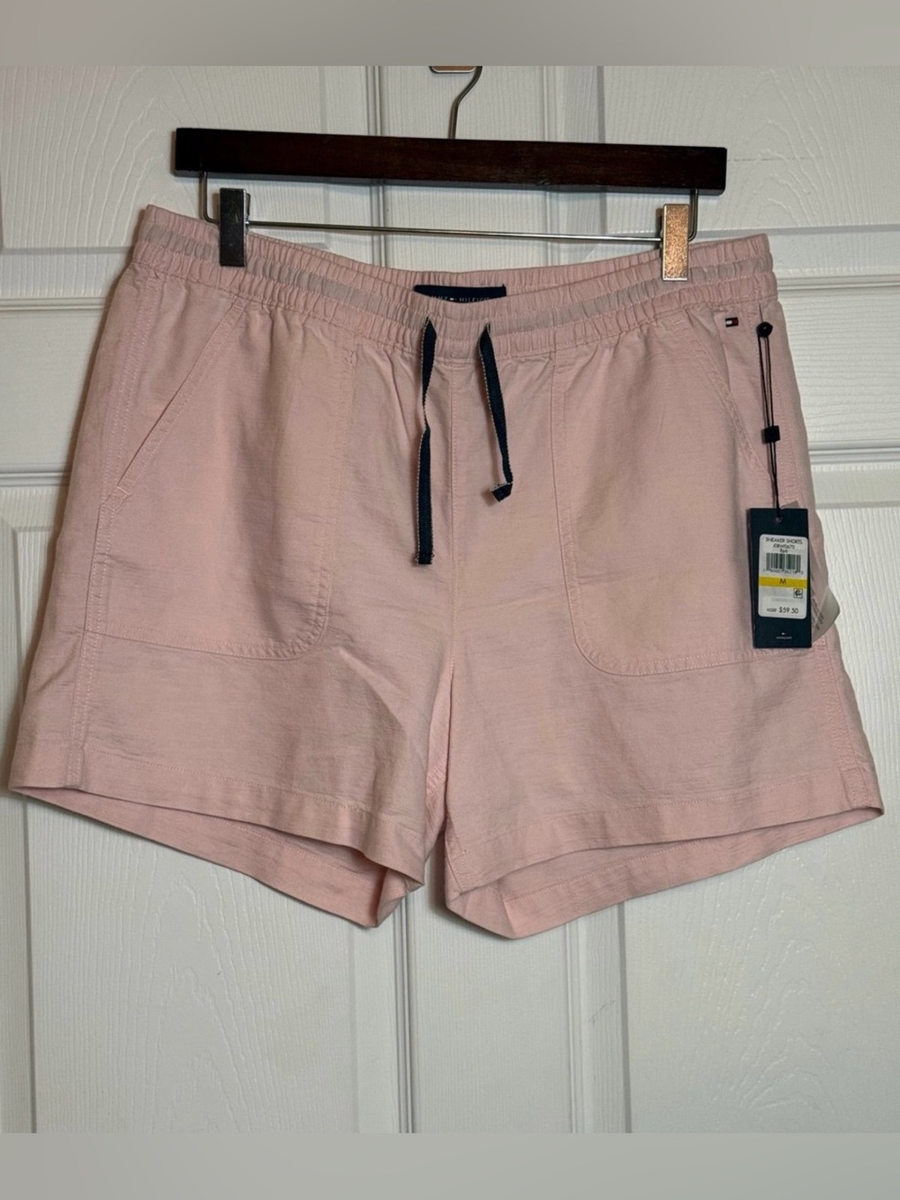 NWT Tommy Hilfiger Pink Drawstring Shorts